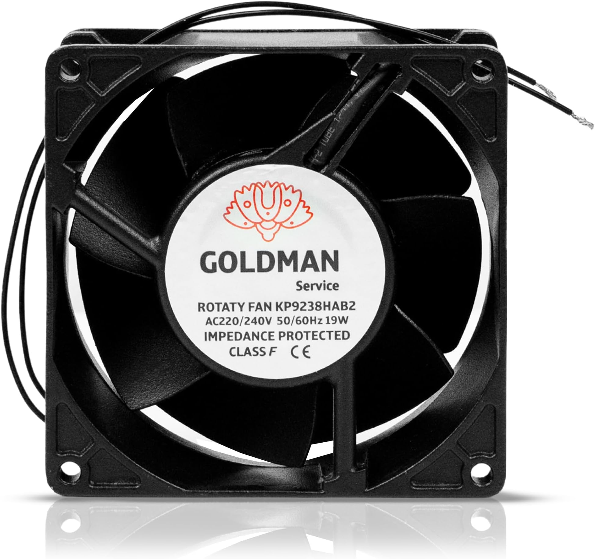 GOLDMAN SERVICE Badlüfter 100mm - Leiser Abluftventilator Mit Rückschlagventil & Moskitonetz