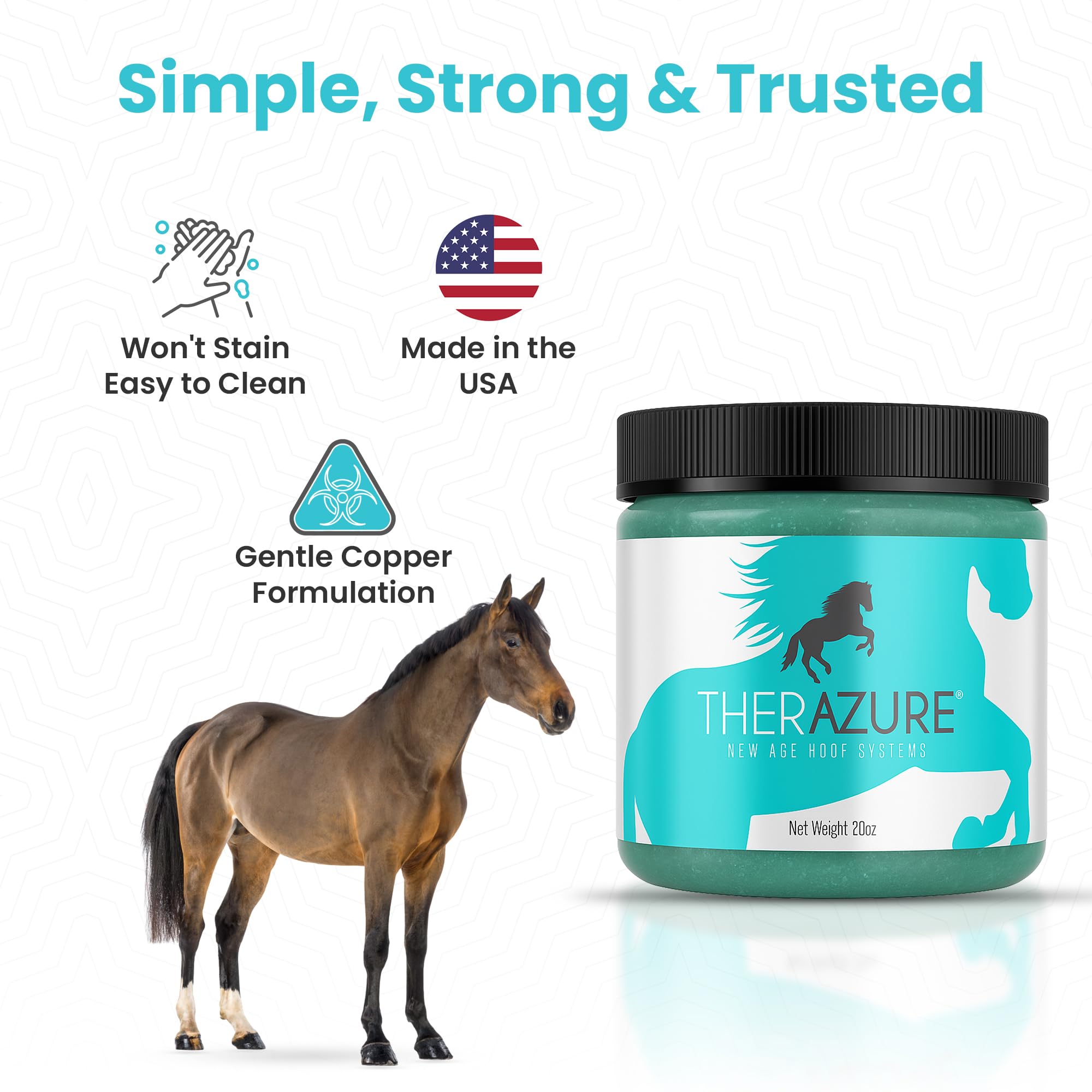 *Nueva fórmula resistente al calor* Tratamiento de la candidiasis de pezuña de caballo y línea blanca Cuidado equino: eficaz en caballos, vacas, cabras, ovejas, cerdos y todos los animales