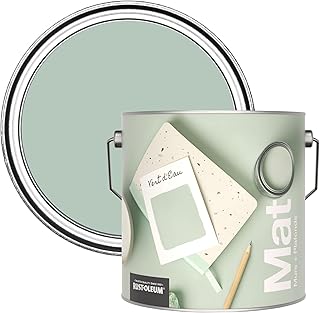 Rust-Oleum Peinture Mate Murs et Plafonds Verte - Vert d'Eau 2,5L