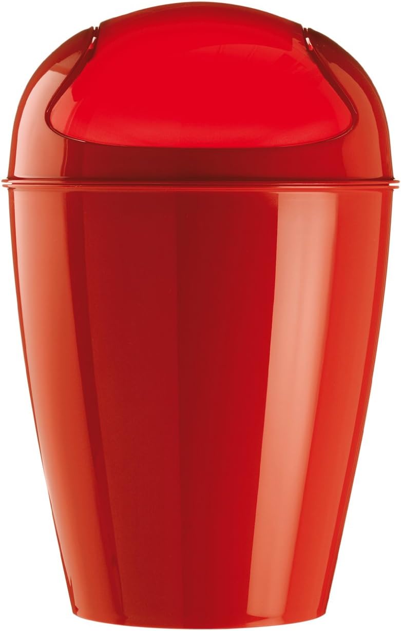 Koziol Del ExtraSmall SwingTop Wastebasket, Strawberry Amazon.co.uk