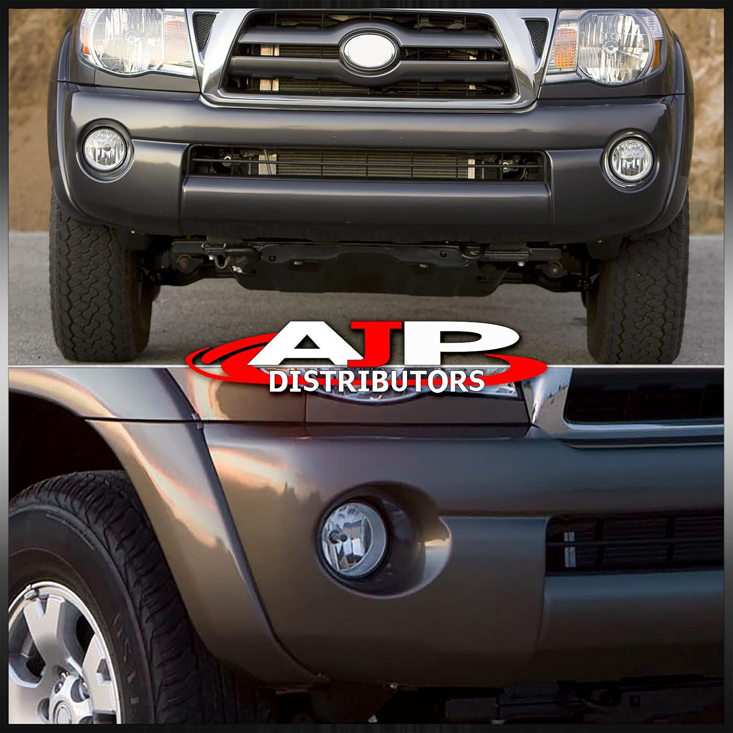 AJP Distributors Front Bumper Fog Lights Lamps Pair w/Wiring Harness Bulbs Switch Kit LH RH Assembly Compatible/Replacement For Toyota Solara Sequoia Tacoma Tundra 05 06 07 08 09 10 11 12 13 14 15 16