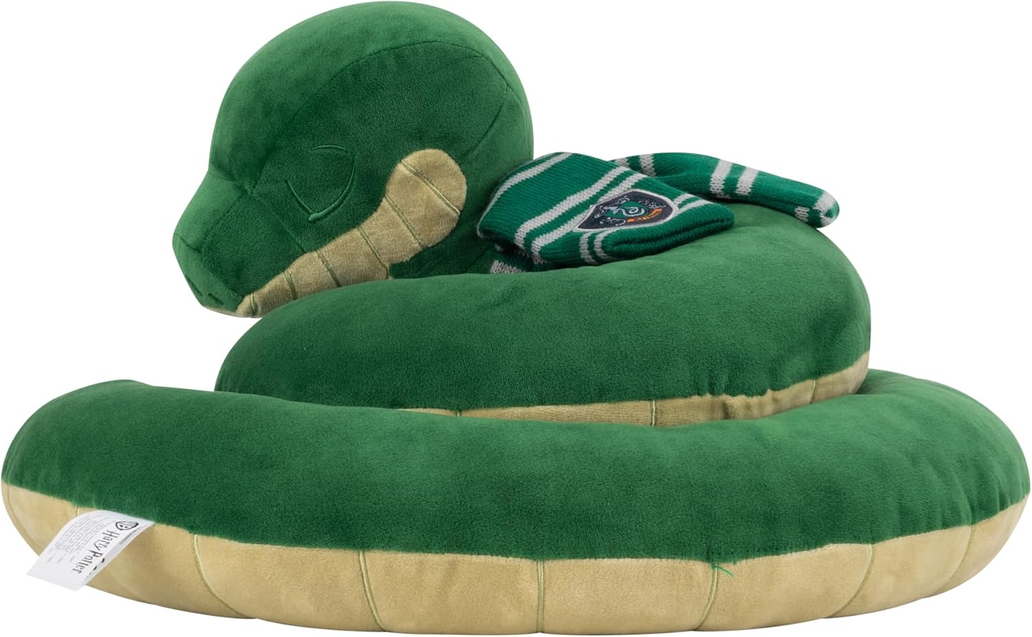 Jazwares Harry Potter Slytherin Snake 18-inch Sleeping Plush - Ultrasoft Officially Licensed Warner Brothers Product Ages 2+