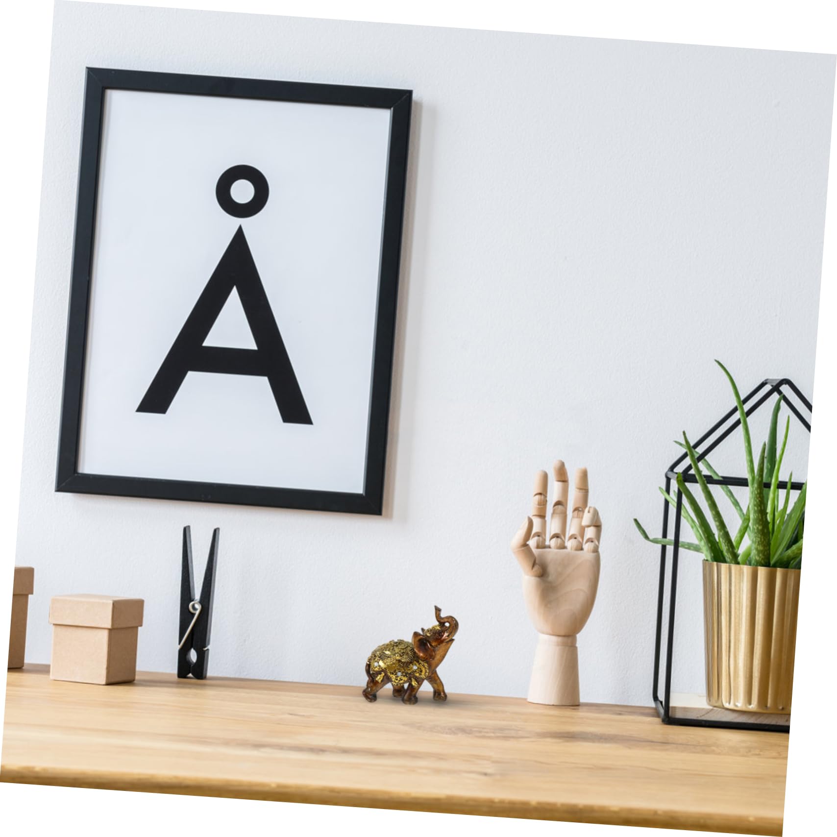 ABOOFAN 2 Pz ornamenti di elefanti decorazione scrivania bedroom decoration statuetta di elefante arredamento antico elefante decorazioni casa ornamento figurina feng shui Home decor