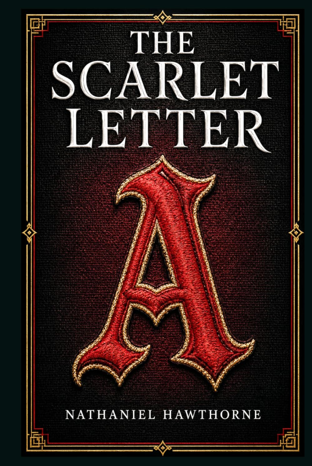 The Scarlet Letter (Illustrated Edition): A powerful American moral romance of public shame, private guilt, hidden passion, and one woman’s courage in Puritan New England
