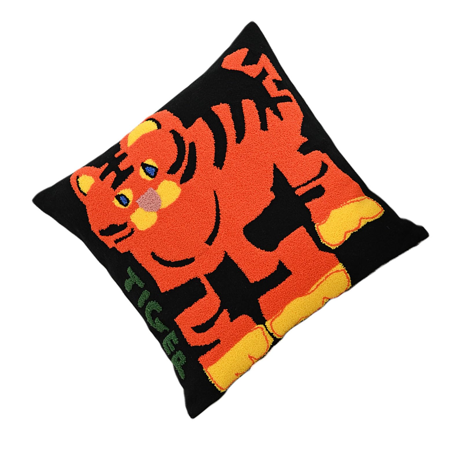 Design Cushion Covers Embroidery Poly Cotton Pillowcase for Home Decor, Machine Washable Sofa Cushion Cover Set