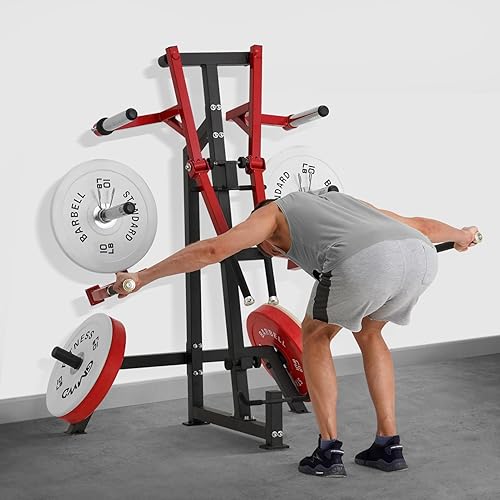 Miniatura 7 de GMWD Máquina de elevación lateral de pie, Elevación lateral curvada, máquina de prensa de hombro de 800 libras, máquina de entrenamiento de fuerza