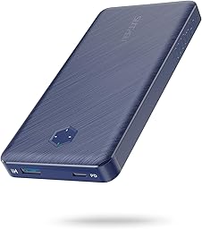 SIXTHGU Portable Charger, Slim 10000mAh PD 20W Power Bank, USB C in&Out Fast Charging Battery Pack, External Phone Powerbank Compatible with iPhone 16 15 14 13 Samsung S22 S21 Google iPad etc