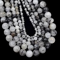 Vista 17 de AD Beads Cuentas sueltas redondas de piedras preciosas naturales de 381 mm para pulseras, collares, aretes, manualidades de joyería DIY