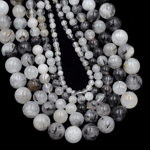 Miniatura 17 de AD Beads Cuentas sueltas redondas de piedras preciosas naturales de 381 mm para pulseras, collares, aretes, manualidades de joyería DIY