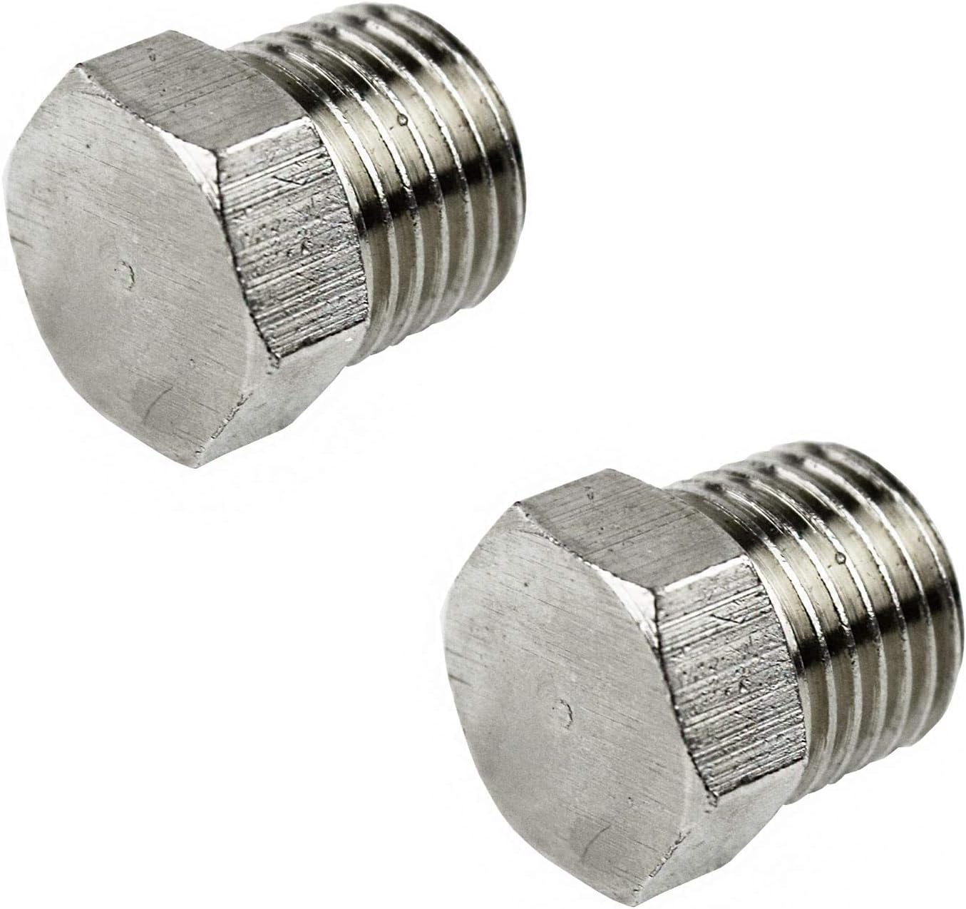 2 Pack 1/4" BSP Hex Blanking Plug Port Air Line Compressor Fitting FT080