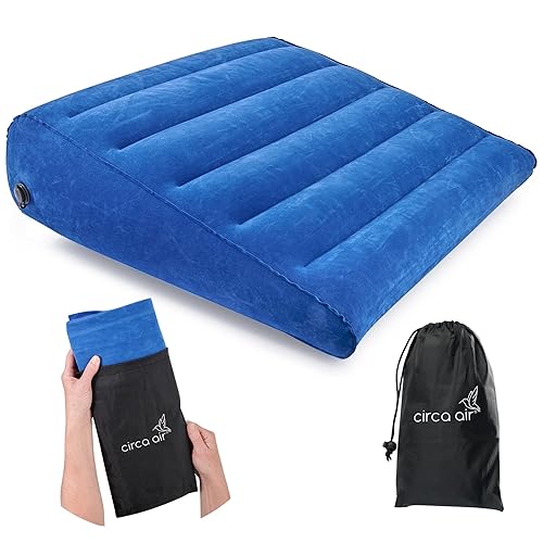 Circa Air Inflatable Wedge Pillow for Traveling - Travel Wedge