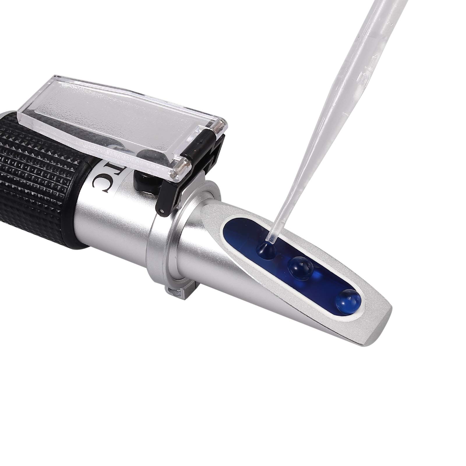 AUTOUTLET Rifrattometro Miele Umidità 58~90% Brix, Tester Automatico Compensazione per Miele Rifrattometro per miele, tester di umidità per miele, Brix e Baume