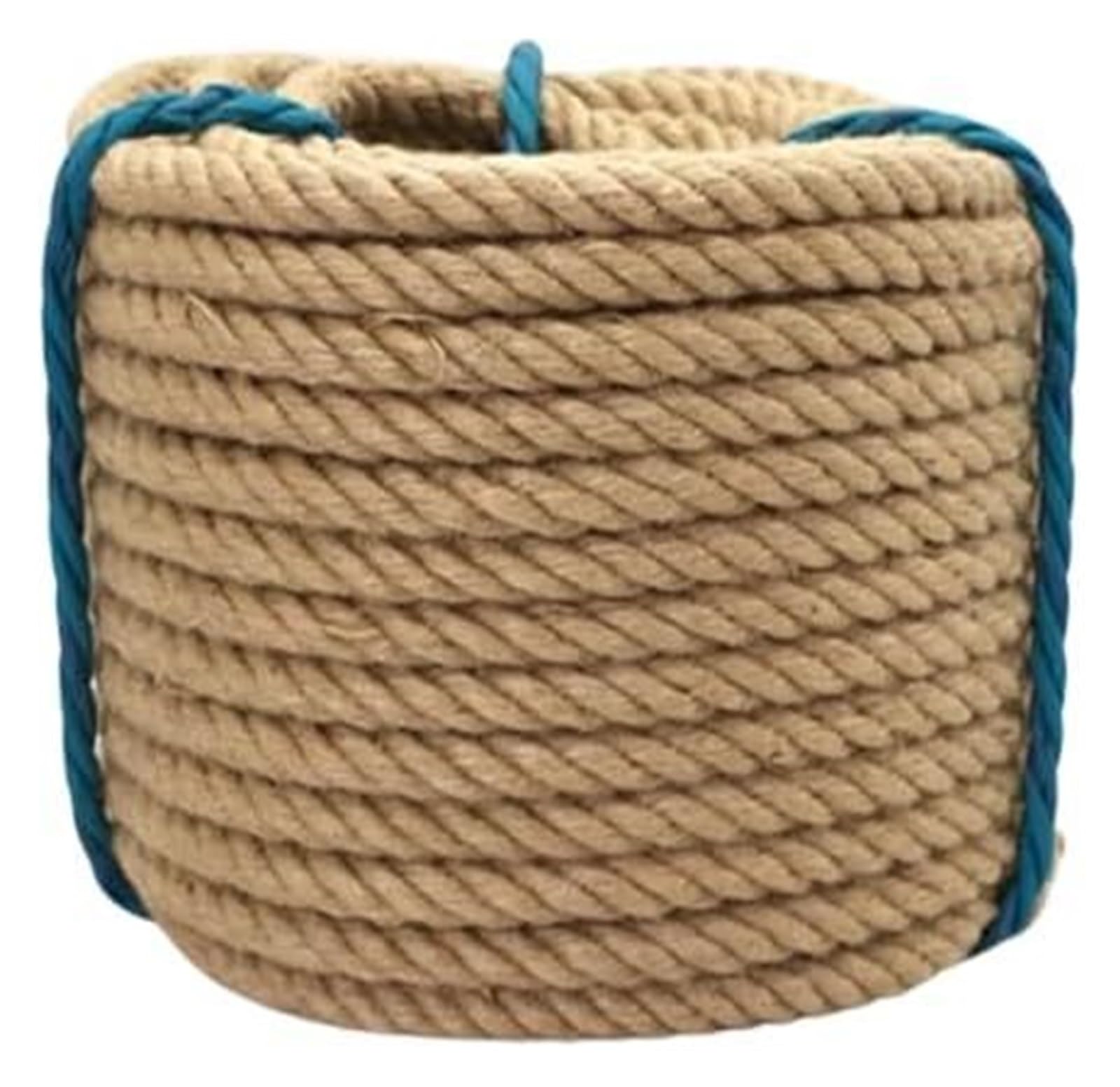 jute cord, 12MM Jute Rope 50M Thick Strong Hemp For Cat(10MM 50M)