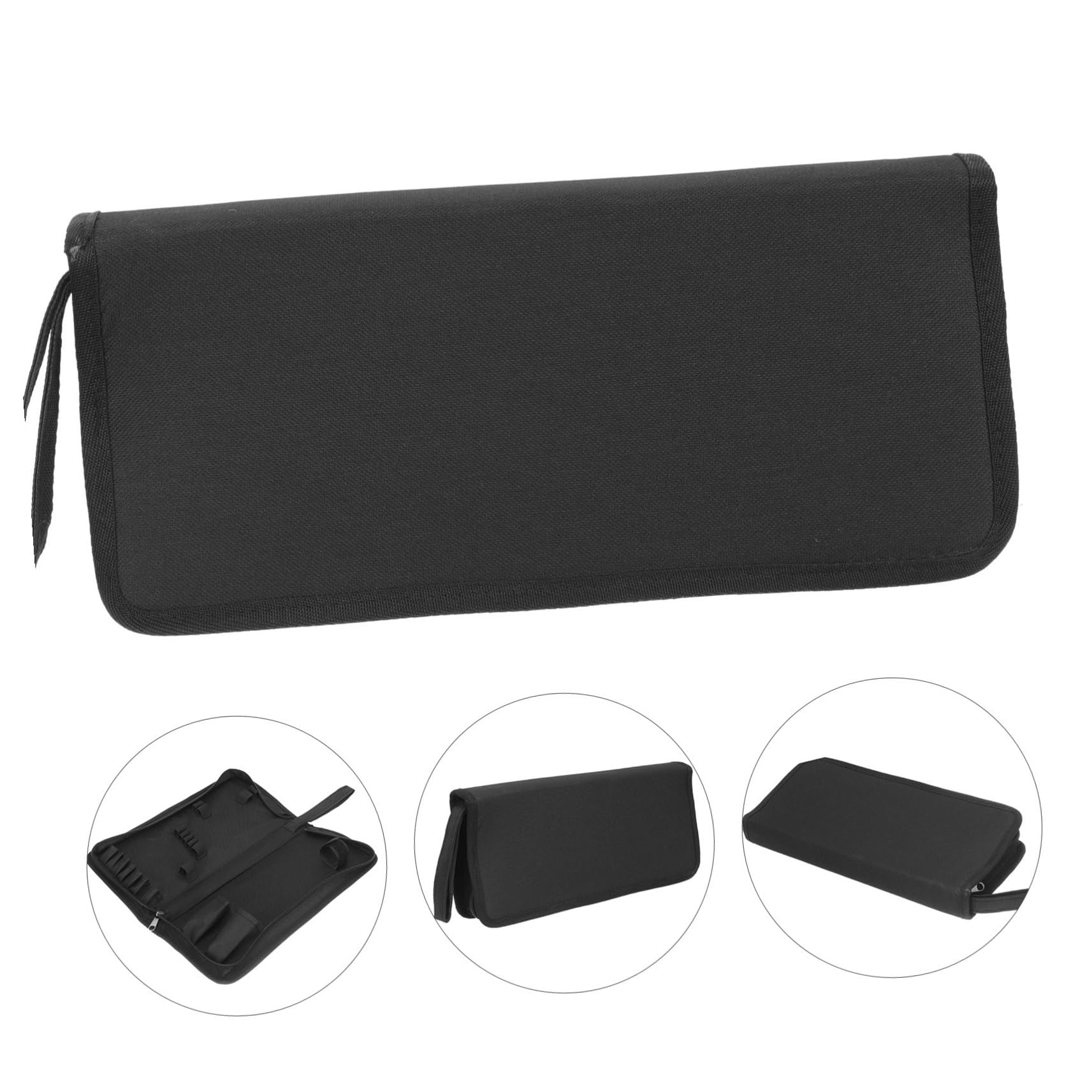 FRCOLOR Praktische Klavier stimmschlüssel Tasche Langlebiger Tuning Tools Organizer Leichter Reise aufbewahrungsbeutel für Klavierzubehör Robustes Material Reißfest mit Reißverschluss