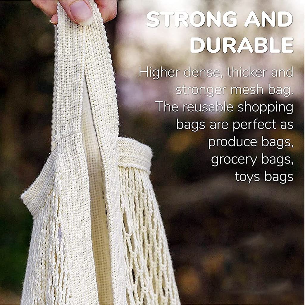 Manga de Burbuja, Bolsas protección Frutas, 1 Bolsa Compras Reutilizable, Red portátil, Malla Plegable algodón for Almacenamiento y Verduras, for