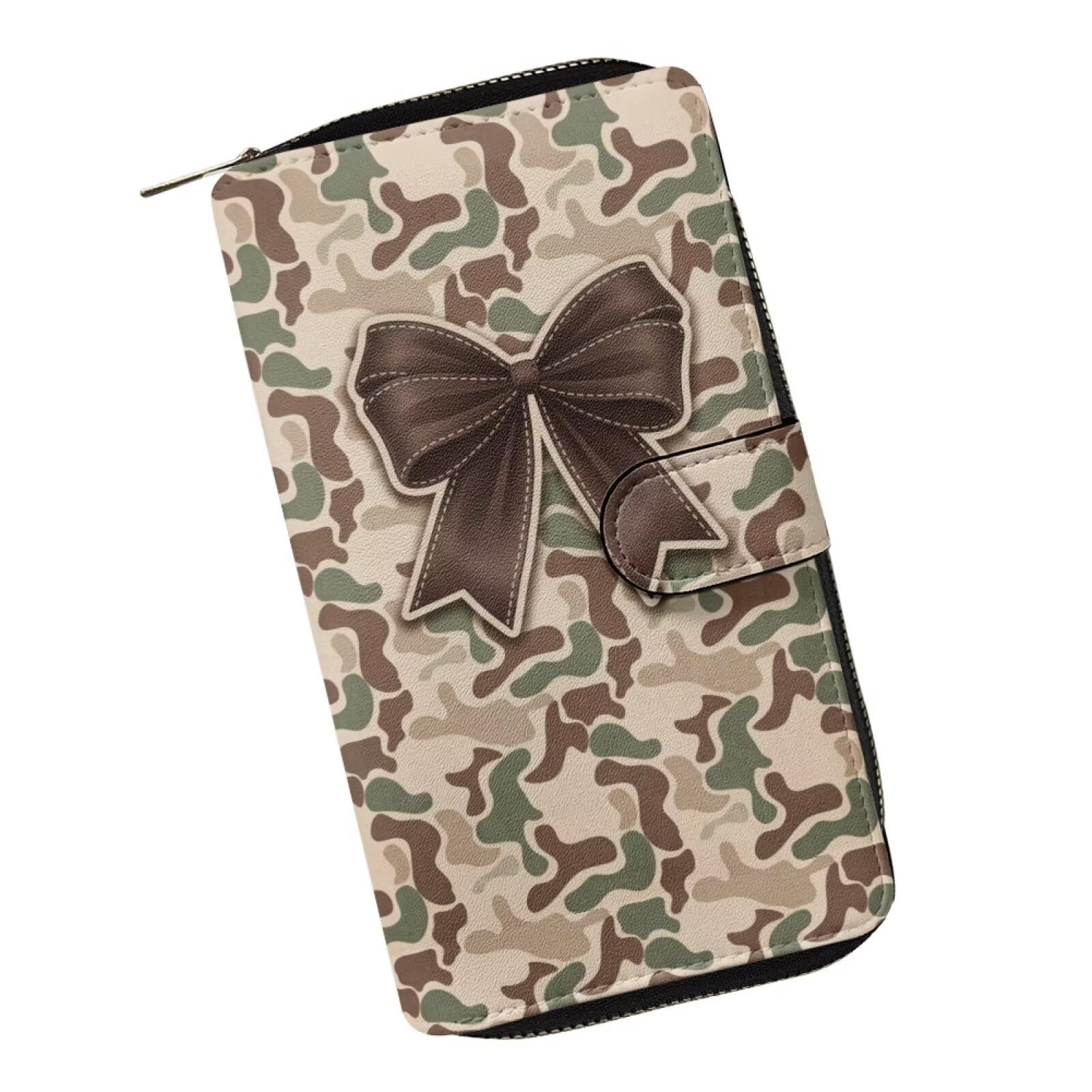 COEQINE Ladies Wallets Pink Leopard Heart Black Printed Leather Phone Long Clutch Purses Check Coin Change Holder
