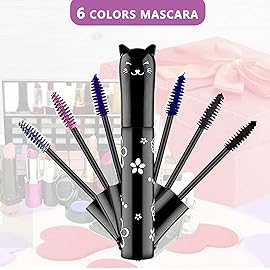Pink Mascara Colored Eyes Makeup Best Natural Hypoallergenic Primer Benefit Waterproof Fast Dry Eyelashes Red Volumizing Lengthening Curling Defining party birthday woman girl gift