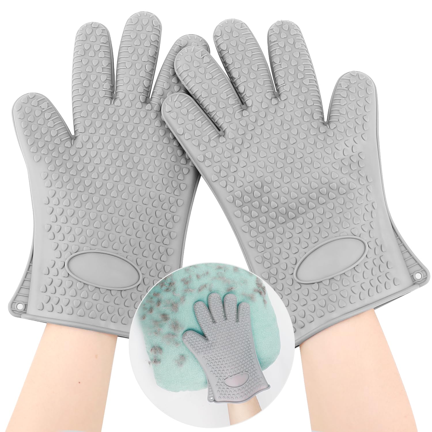 Pet Hair Remover Gloves - Sticker Gloves Clean Pet Hair on Furniture with Ease, Suitable for Soft and Irregular Surfaces. Such as Sofas, Pillows,