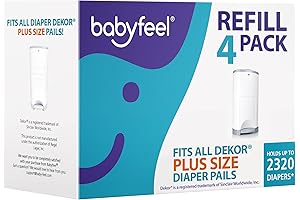 Pail Buddies Diaper Pail Refills: Exclusive Extra Thickness for Odor Elimination