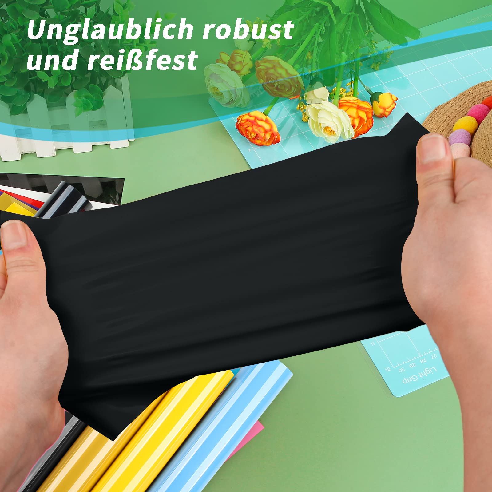 IModeur Film Vinyle Autocollant Pour Traceur - Noir Mat - 30,5 Cm