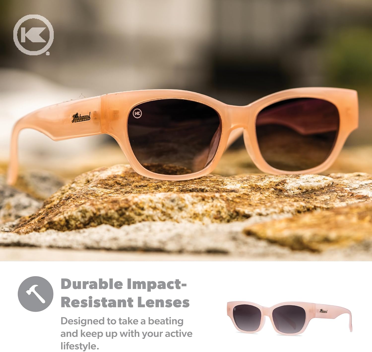 Knockaround Junipers Polarized Sunglasses for Women & Men - Retro Sunglasses - UV400 Protection - Image 5