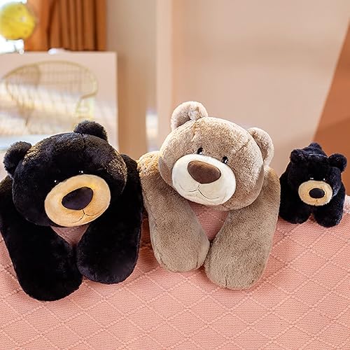 Miniatura 6 de ronivia Animales de Peluche con Peso, 29.5" 6.2 lbs Oso de Peluche con Peso Juguete Lindo Oso Marrón Almohada de Peluche Juguete de Animales de