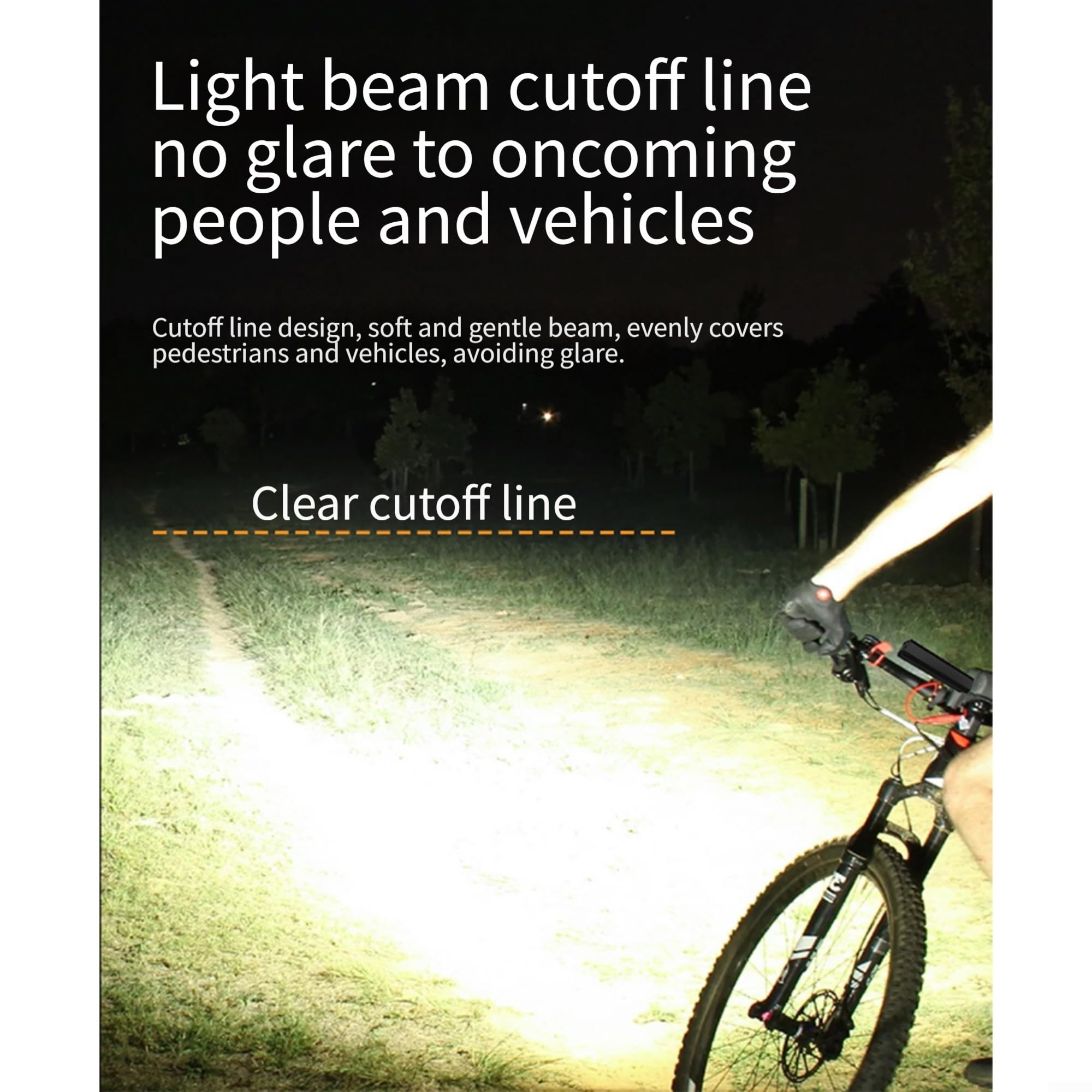Bici Alluminio Leggero 4 Modalità Luce Regolabili Bici Alluminio
