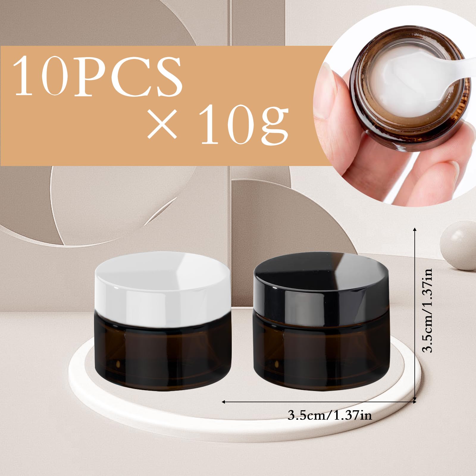 Milchglas-Dose Mit Bambusdeckel – 50 Ml, Leer & Nachfüllbar – Perfekt Für Cremes, Salben & DIY-Kosmetik