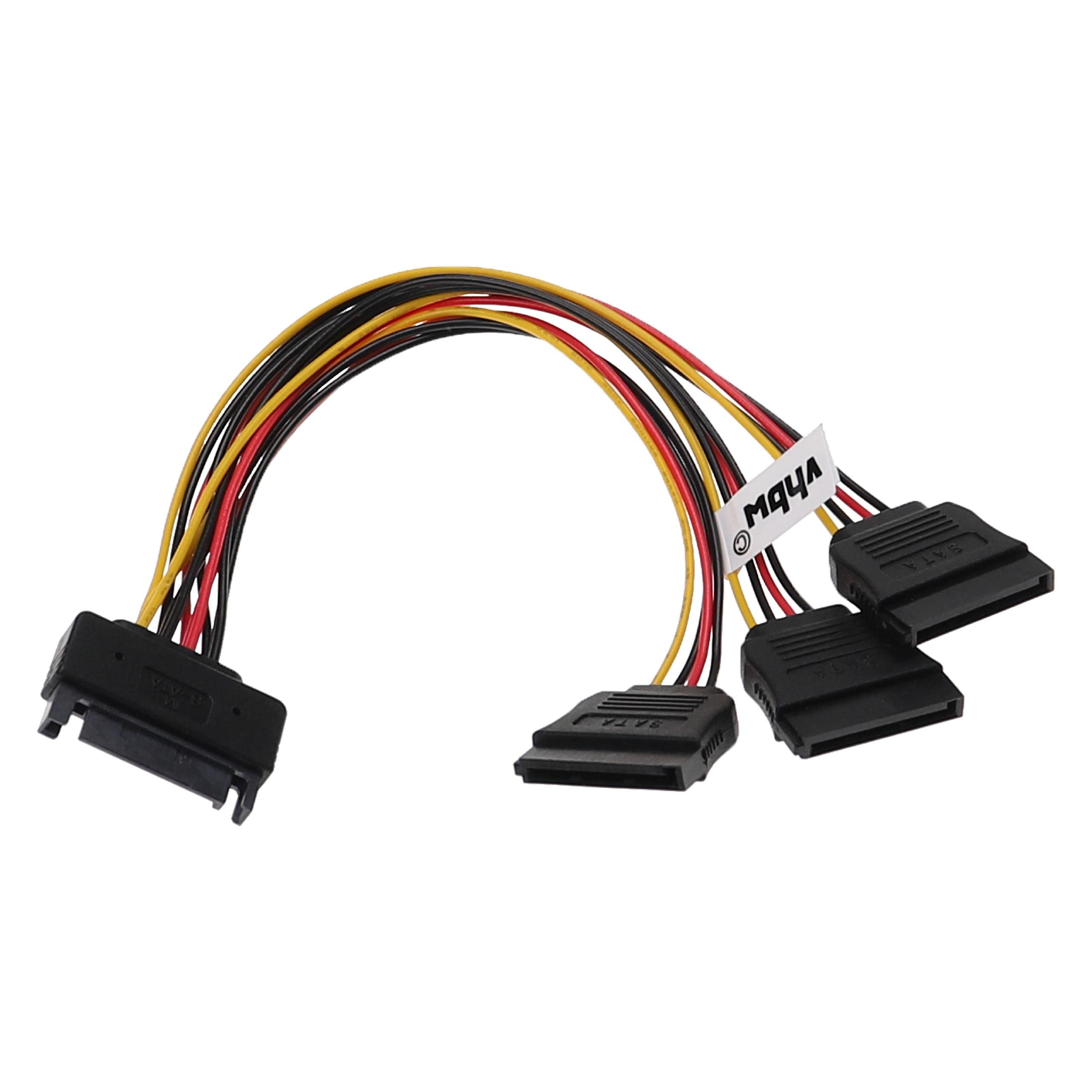 Cavo alimentazione SATA Molex 4pin M/SATA 15pin F - MANHATTAN - ICOC