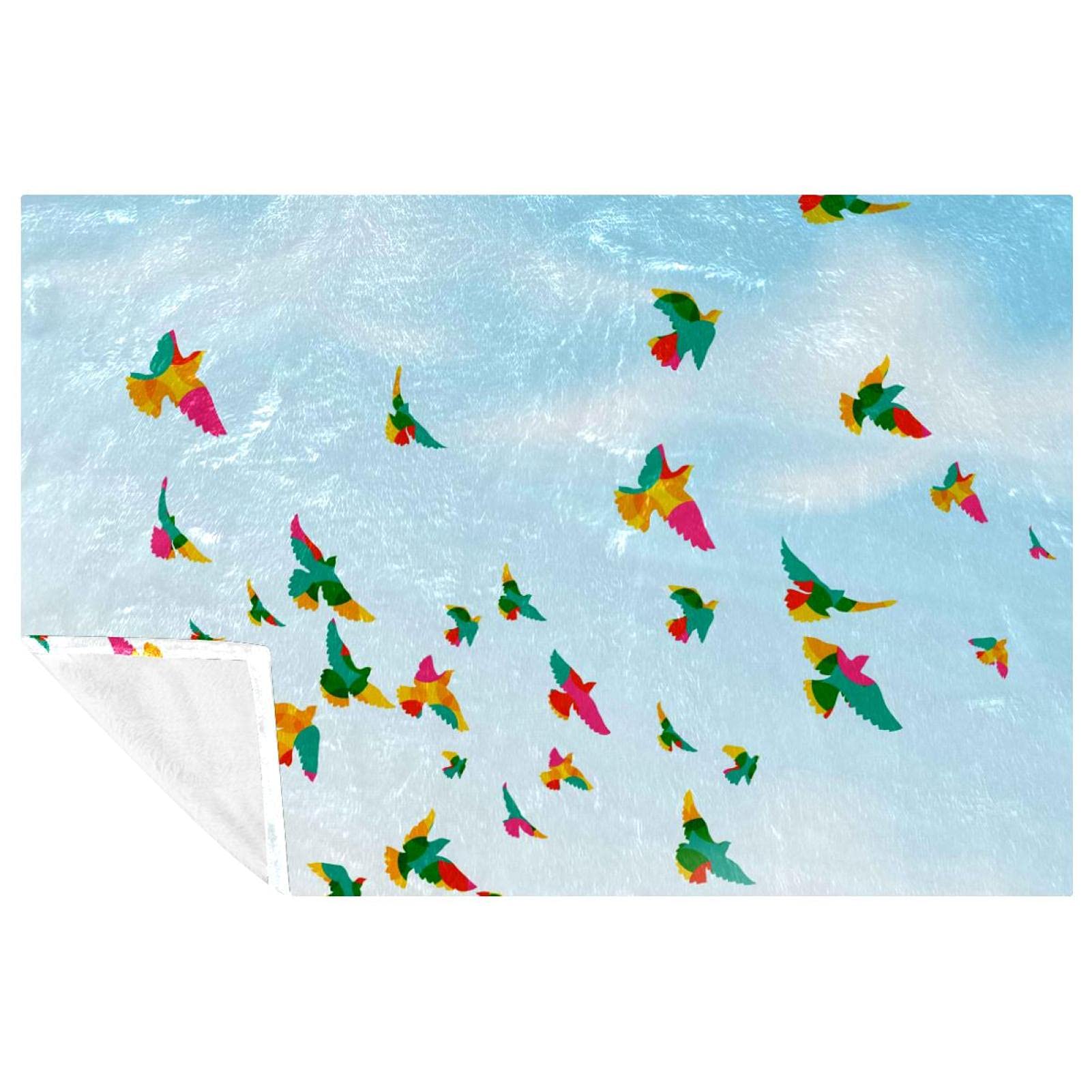 Plaid oiseaux pour pique-nique et plage : profitez de vos sorties en plein air
