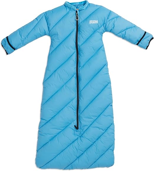 Mighty Mo 40° Kids Sleeping Bag (Ages 3-5). The Comfiest, Coziest Camping Sleeping Bag for Kids, with Adjustable Cuffs.