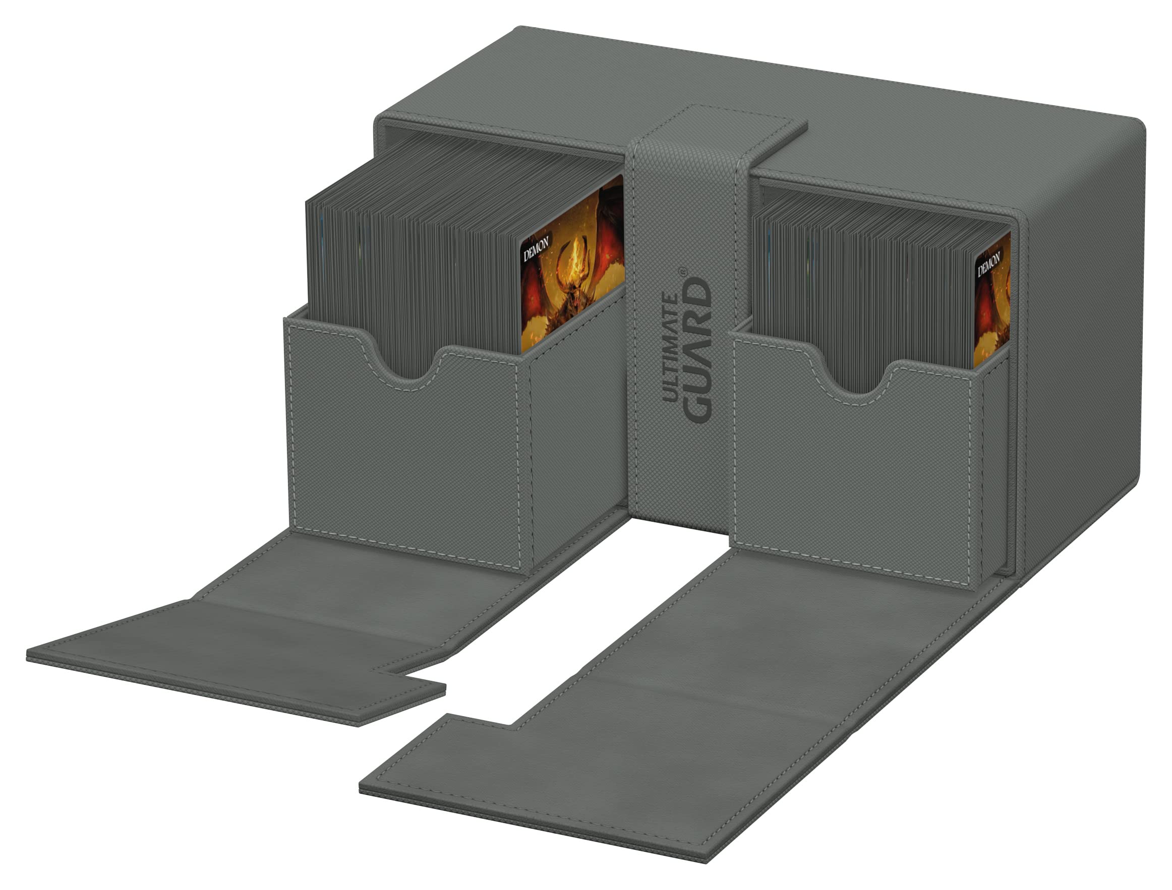 Ultimate Guard Twin Flip`n`Tray 200+ XenoSkin Monocolor Gris
