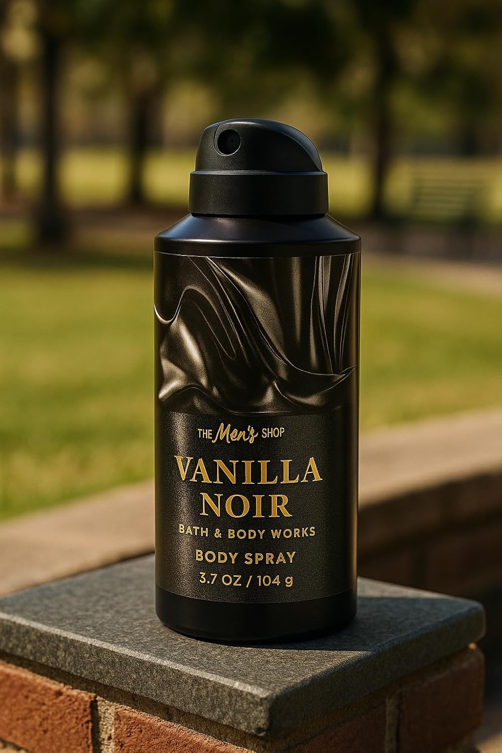 Bath & Body Works Men’s Collection Vanilla Noir Body Spray – 3.7 fl oz | Vanilla, Spiced Amber & Sandalwood Scent