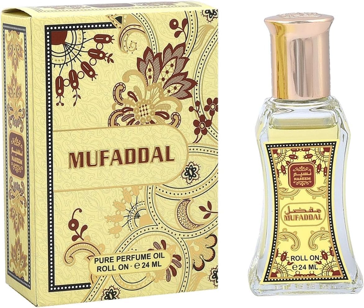 NASEEM Mufaddal Roll On Perfume Oil 24ml - Subtle Scent for Men & Women - Long Lasting Alcohol-Free Perfume with Natural O... - Review, Price and Buying Guide
