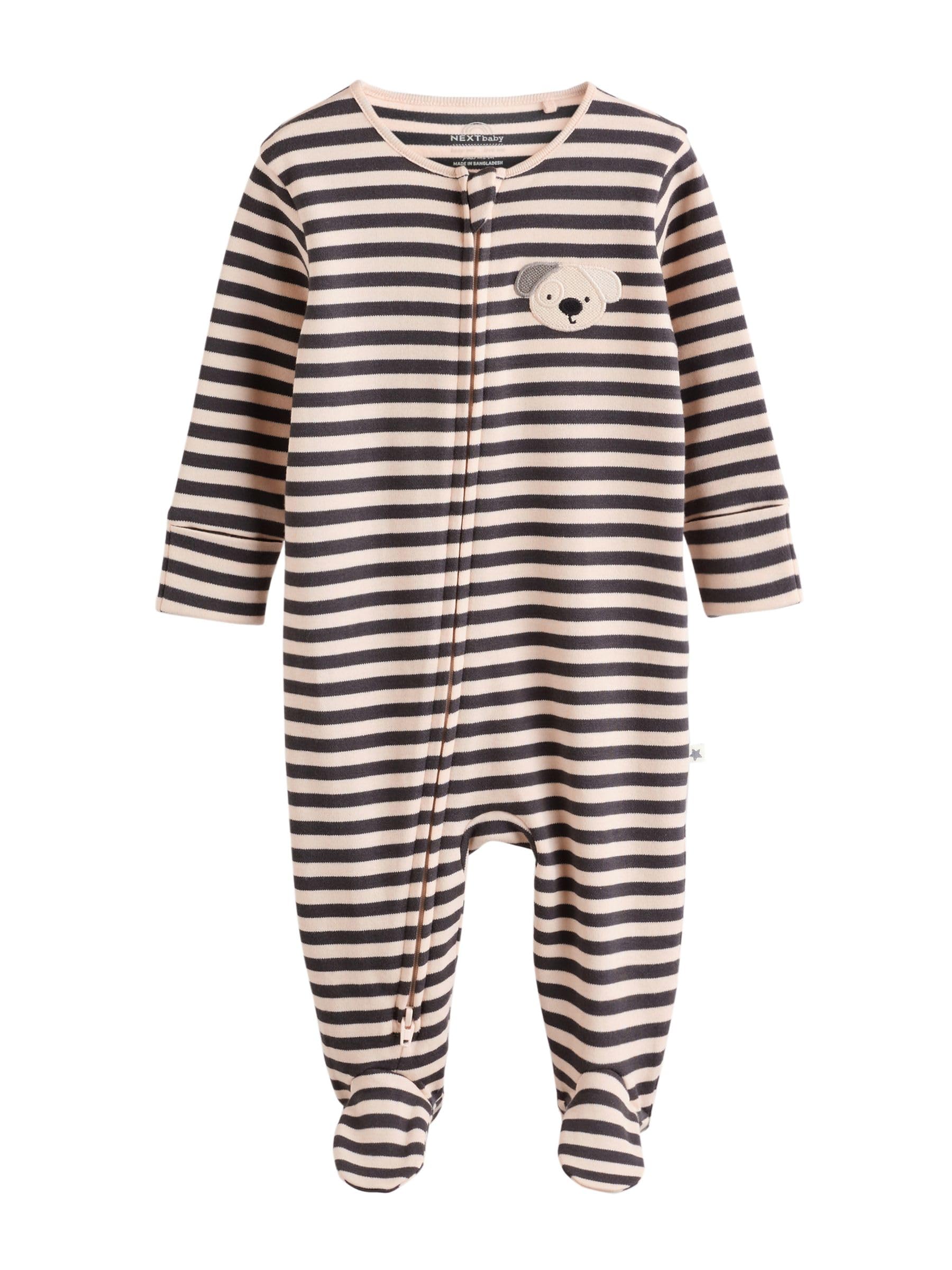 NEXT Baby Jungen 100% Baumwollschlafanzüge im 3er-Pack