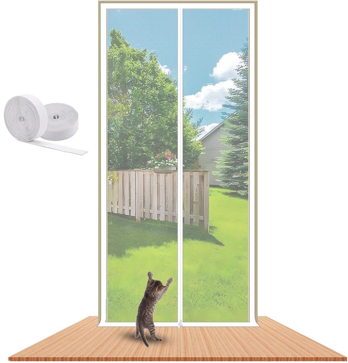 Scherm deur Huisdier Mug Deur 90 × 210 Cm Plastic Deur Netto Deur Netto Gordijn For Kat Glijdende Mesh Deur (Color : B, Size : 95x200cm Scherm deur Huisdier Mug Deur 90 × 210 Cm Plastic Deur Netto Deur Netto Gordijn For Kat Glijdende Mesh Deur (Color : B, Size : 95x200cm