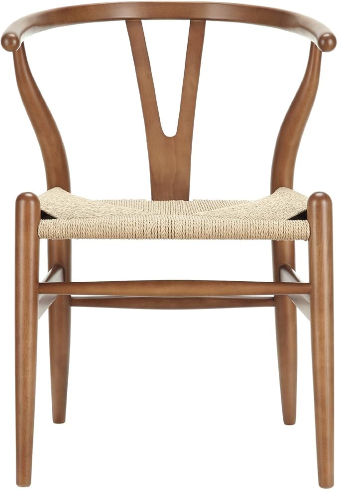 Replica Hans Wegner Wishbone Dining Chair Walnut, Set of 1 Amazon.ca