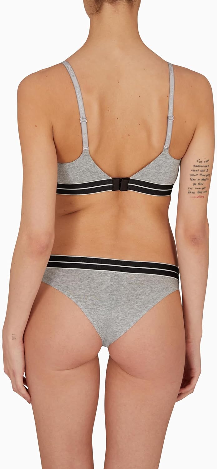 Emporio Armani Womens Everyday Cotton Padded Soft Contour Bra - Image 6