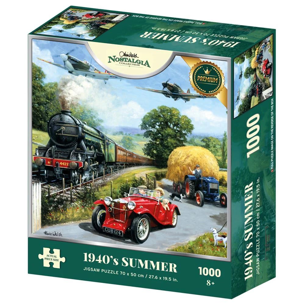 Kevin Walsh Nostalgia 1940's Summer 1000 Piece Jigsaw Puzzle