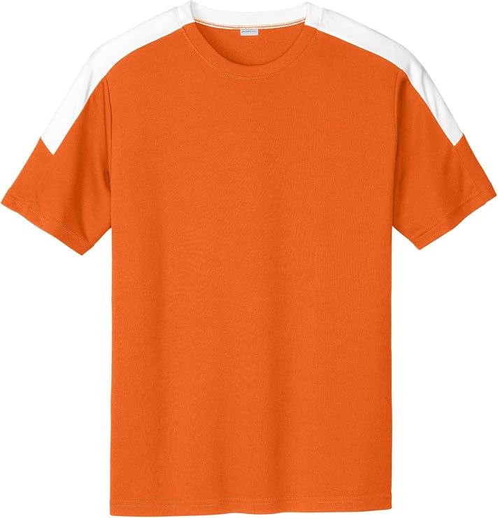 SPORT-TEK Competitor United Crew | Gym T-Shirt for Men & Women, Summer Fashion Workout Top, Casual Athletic Clothing