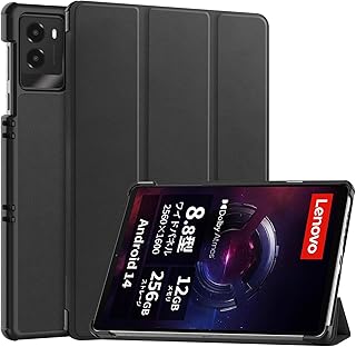 For Lenovo Legion Tab (8.8", 3)/Lenovo Legion Y700 2025 ケース スタンド 機能 角度調整 上質PUレザー キズ防止 軽量 タブレット カバー 全面保護 タブレット用アクセサリー Mosasa Lenovo Legion tab Y700 Gen3 専用 スマートカバー (ブラック)