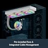 ثلاجة سائل Arctic Liquid Freezer III Pro 360 A-RGB بيضاء متوافقة مع Intel/AMD، مبرد 360 مم، مروحة P12 PRO A-RGB PWM مقاس 3x12 سم، مبرد معالج سائل أبيض (ACFRE00188A)