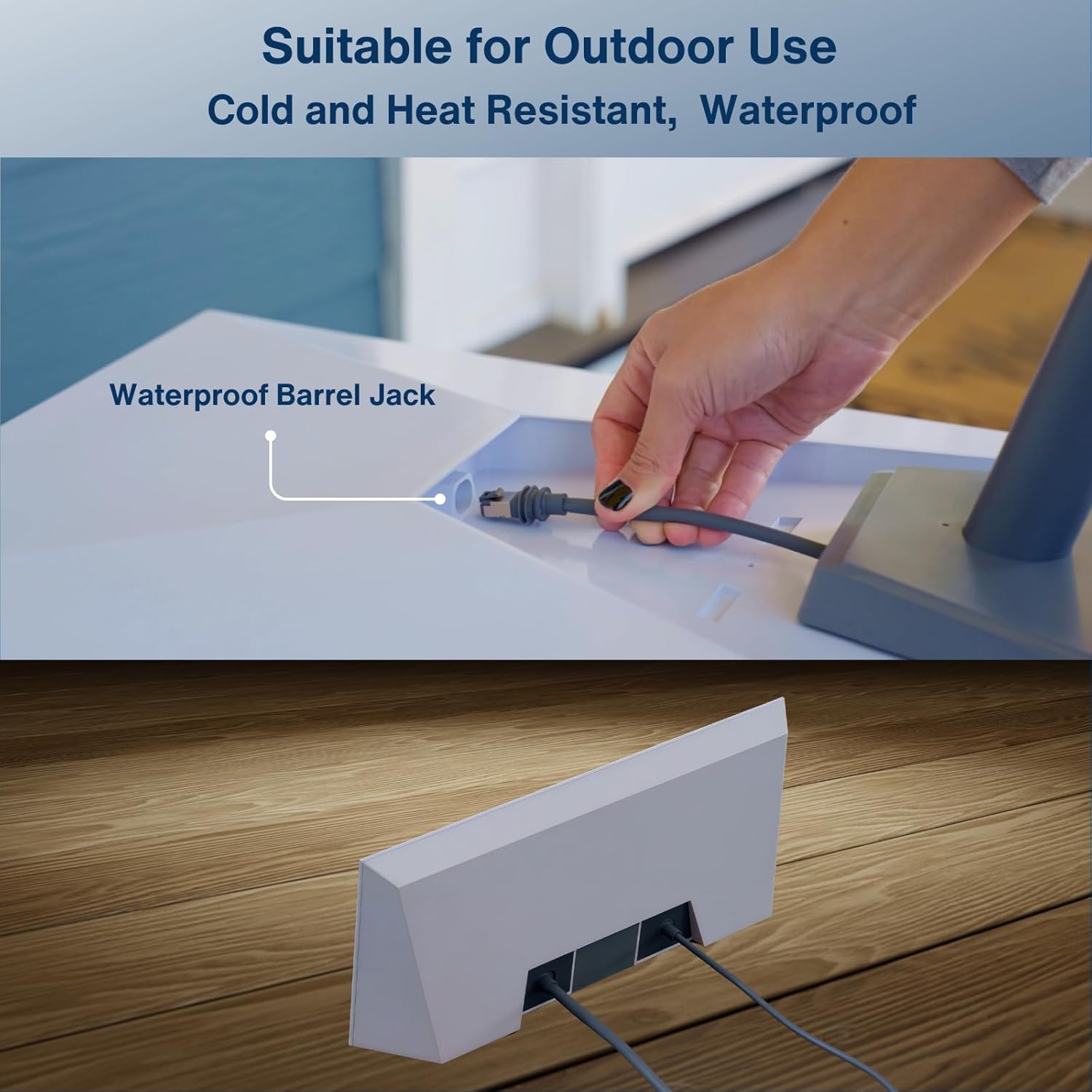 Adjustable Mounting Kit with Aluminum Pipe Adapter Pole Mount for Starlink Standard/Gen 3, Ethernet Cable for Starlink Standard/Gen 3 and Mini 5M/16.5FT