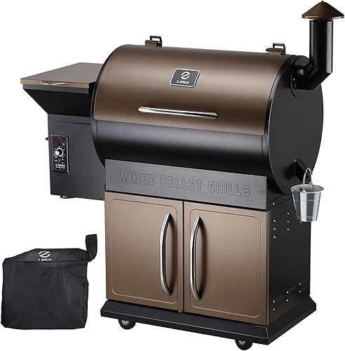 Miniatura 9 de Z GRILLS ZPG 550B2 - Ahumador de pellets de madera, parrilla de barbacoa 8 en 1 con controlador LCD de última tecnología PID, control automático de
