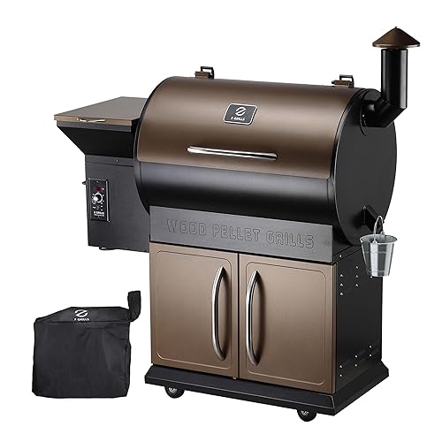 Z GRILLS 700D Wood Pellet Grill Smoker with PID Control — 700 sq. in Cooking Area