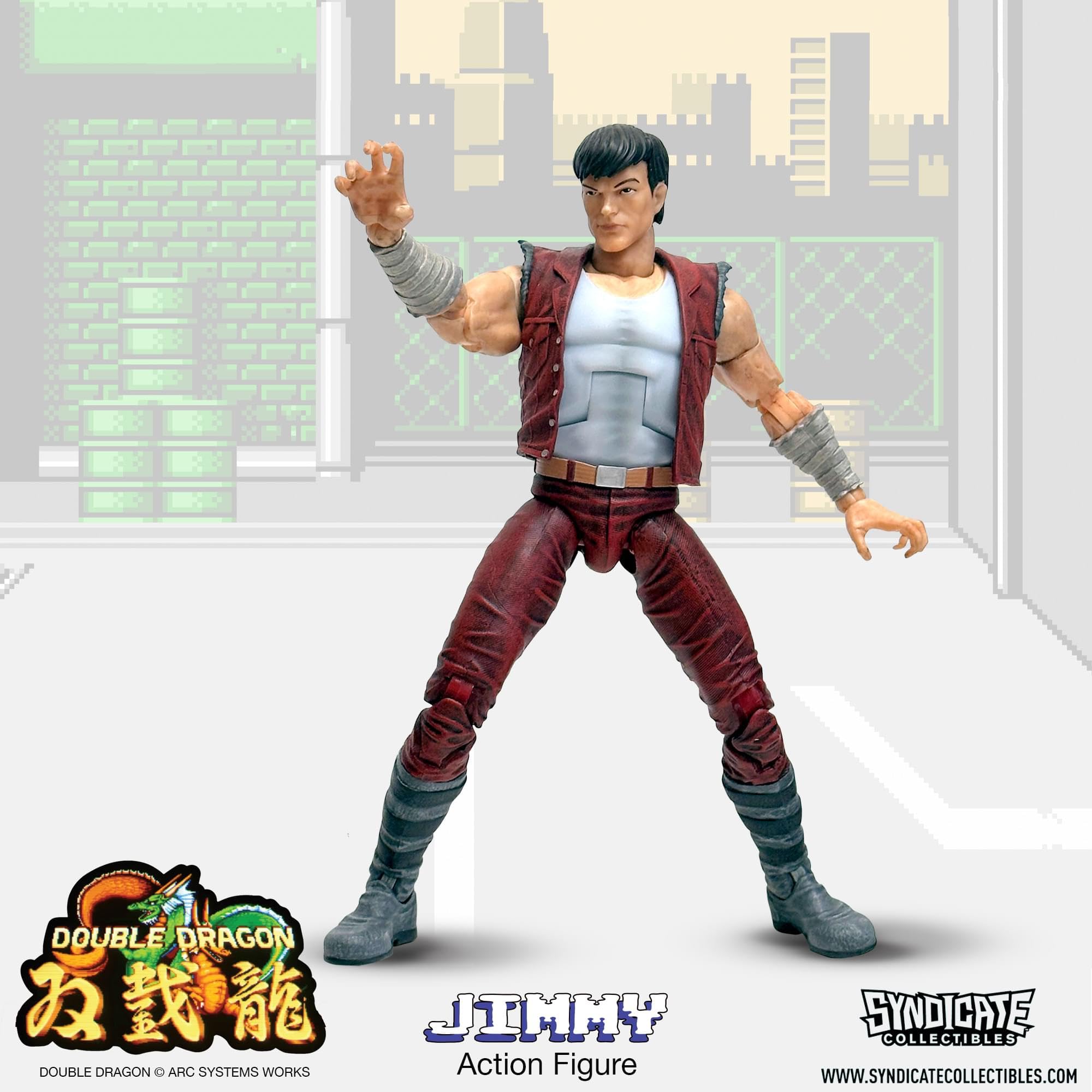 Amazon.com: Toynk Double Dragon Jimmy Lee 7-Inch Deluxe