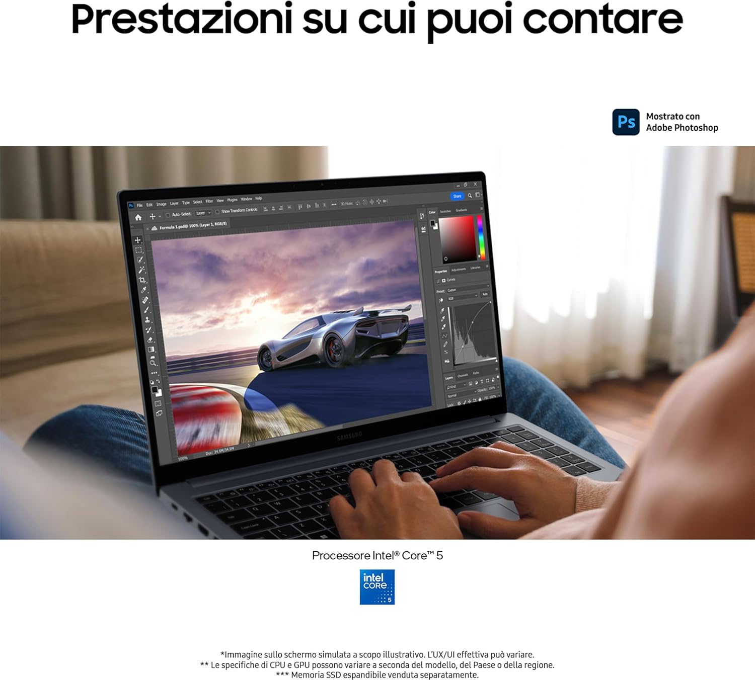 Samsung Galaxy Book4, Intel® Core™ 5 Processor, 16GB RAM, 512GB, Laptop 15.6" LED IPS Full HD, Windows 11 Home, Gray [Versione Italiana] 16 GB Core 5 512 GB - Immagine 3