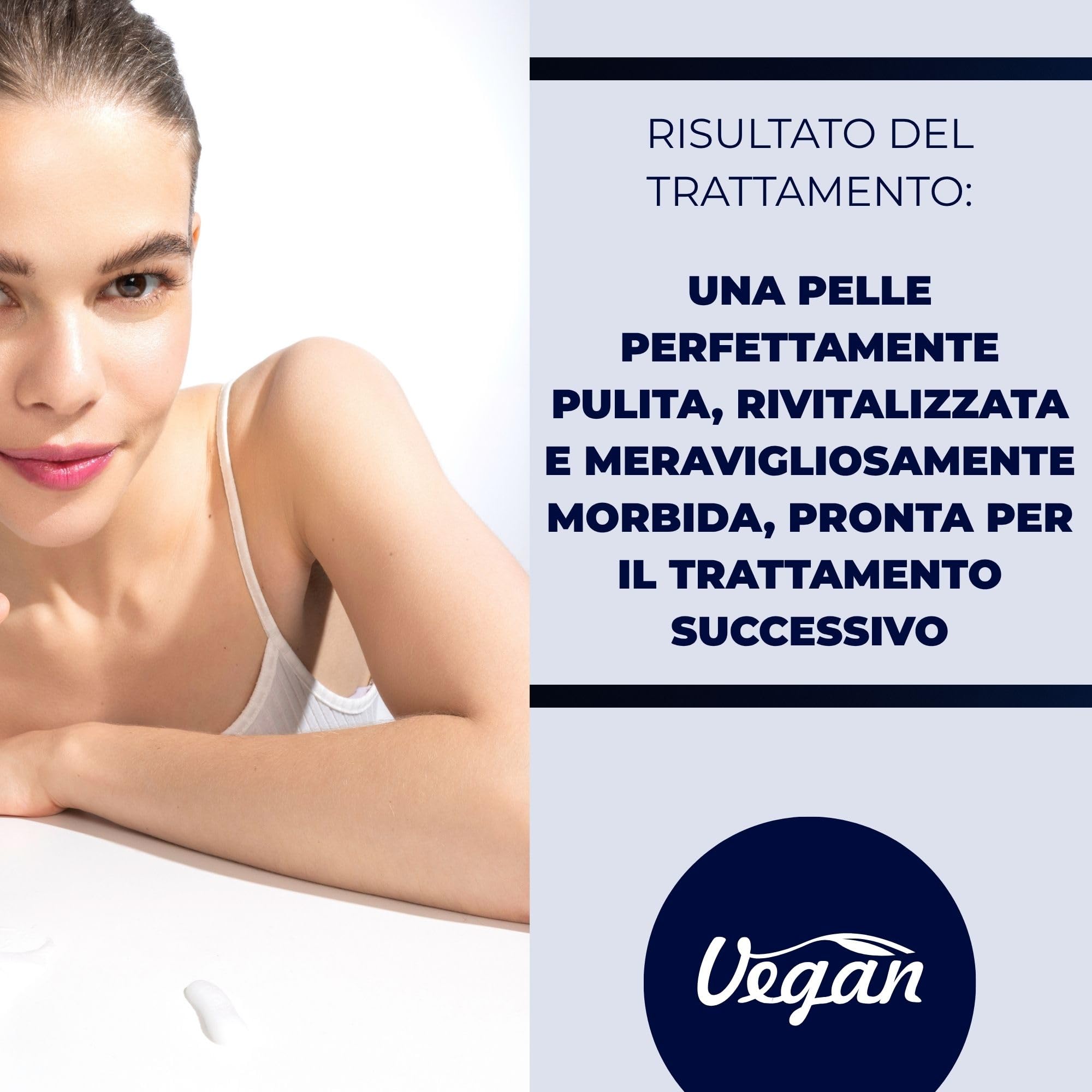 Afrodita Professional Clean Up Fluffy Cleansing Mousse detergente delicato viso pelle sensibile con acido ialuronico e provitamina B5, vegano, 200 ml