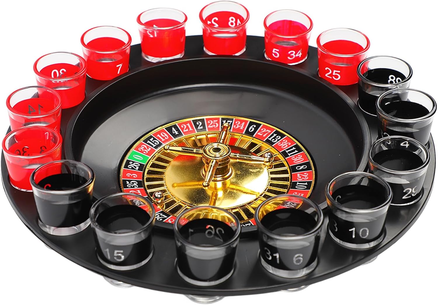 Drinking Games, Adult Party Games, Roulette Wheel Set for Adults, Game Night, Parties