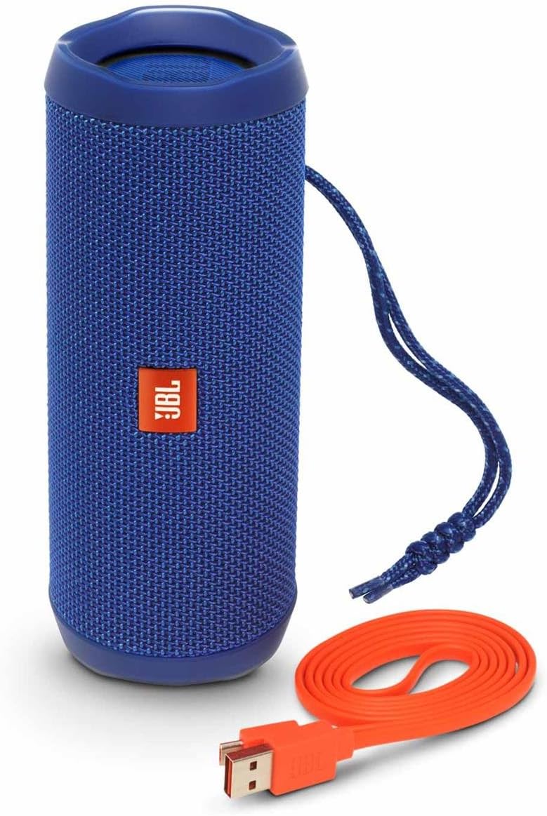 اسپیکر بلوتوثی قابل حمل ضدآب جی بی ال مدل Flip 4 / رنگ آبی (جفت)